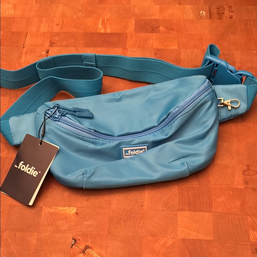The Foldie Blue Crossbody Bag